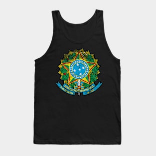 Brazilian Coat of Arms Brazil Symbol Tank Top